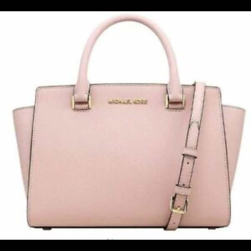 MICHAEL KORS MEDIUM SELMA SATCHEL BLOSSOM